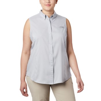 Dámské Košile Columbia PFG Tamiami Sleeveless Plus Size Šedé DZTHQI283